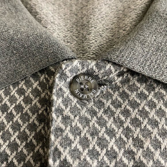 Pierre Balmain Long Sleeve Polo Knit Top, Men’s XL - Picture 5 of 10